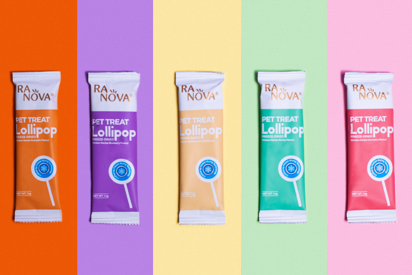 Gevriesdroogde Lollipop (Verschillende smaken)