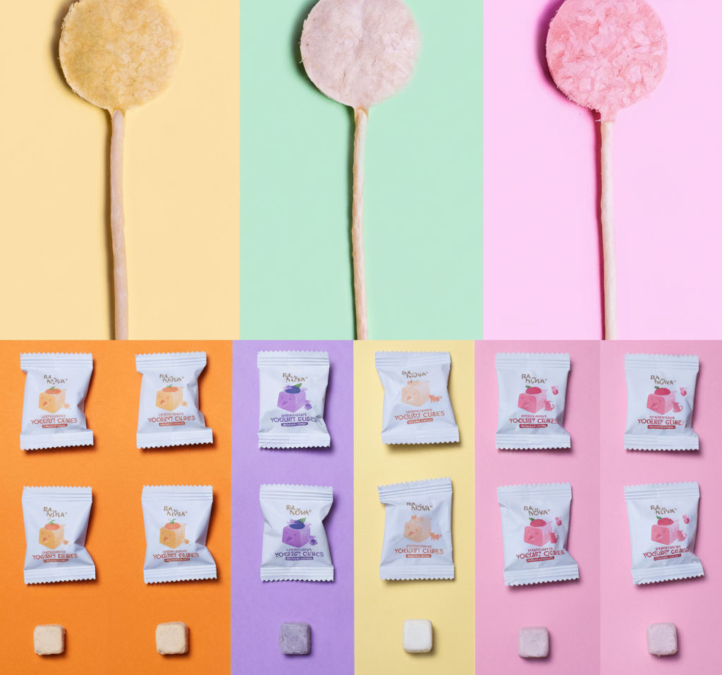 Gevriesdroogde Trio Deal - 2 Yoghurt = 1 Lolly Gratis