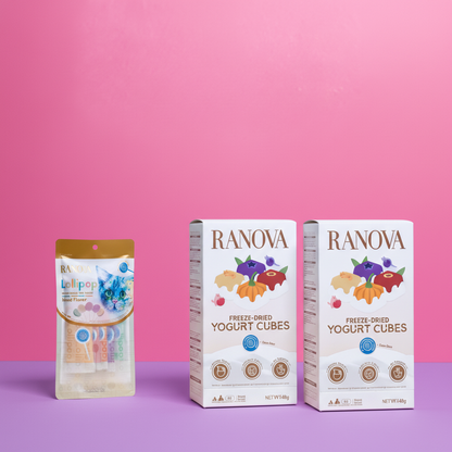 Gevriesdroogde Trio Deal - 2 Yoghurt = 1 Lolly Gratis