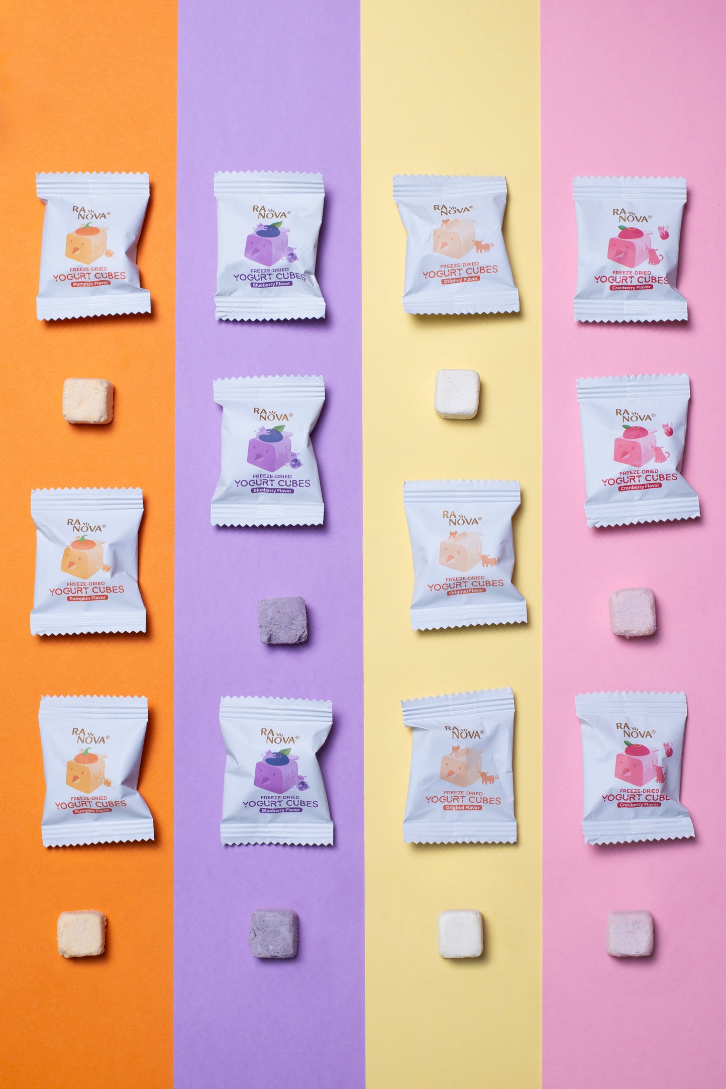 Gevriesdroogde Yoghurt  (verschillende smaken)
