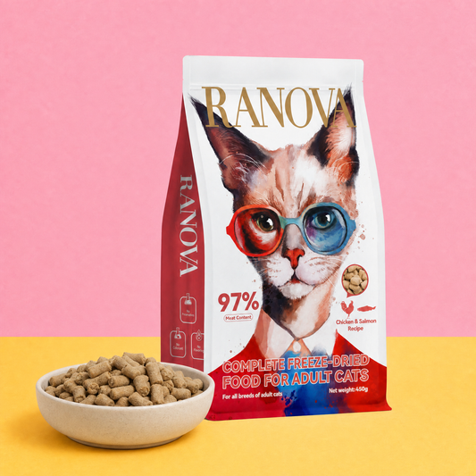 Kattenbrokjes - Kip en Zalm